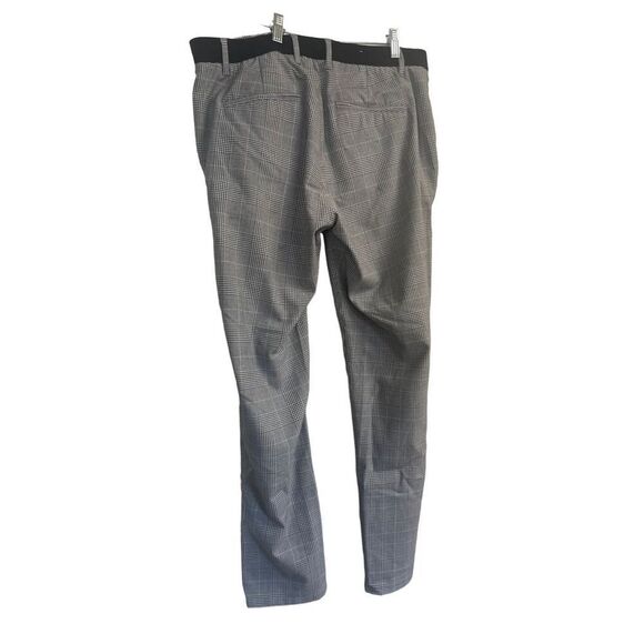 Zara Women's Gray With Belt Loop Side Pockets Plaid Wool Pants Size Large - Picture 6 of 8